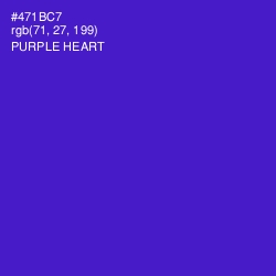 #471BC7 - Purple Heart Color Image